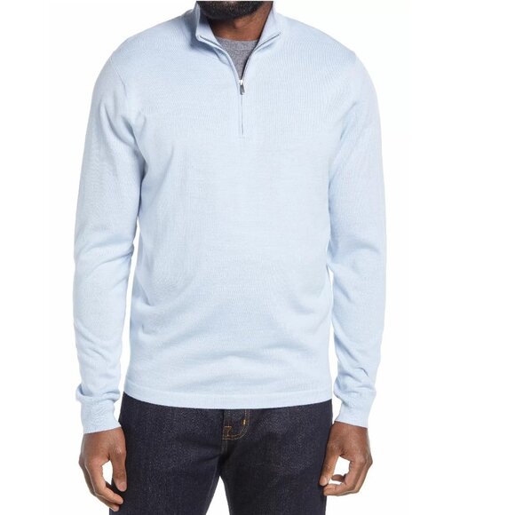 Nordstrom Men's Shop Tech-Smart Coolmax Quarter Zip Pullover - Picture 1 of 1